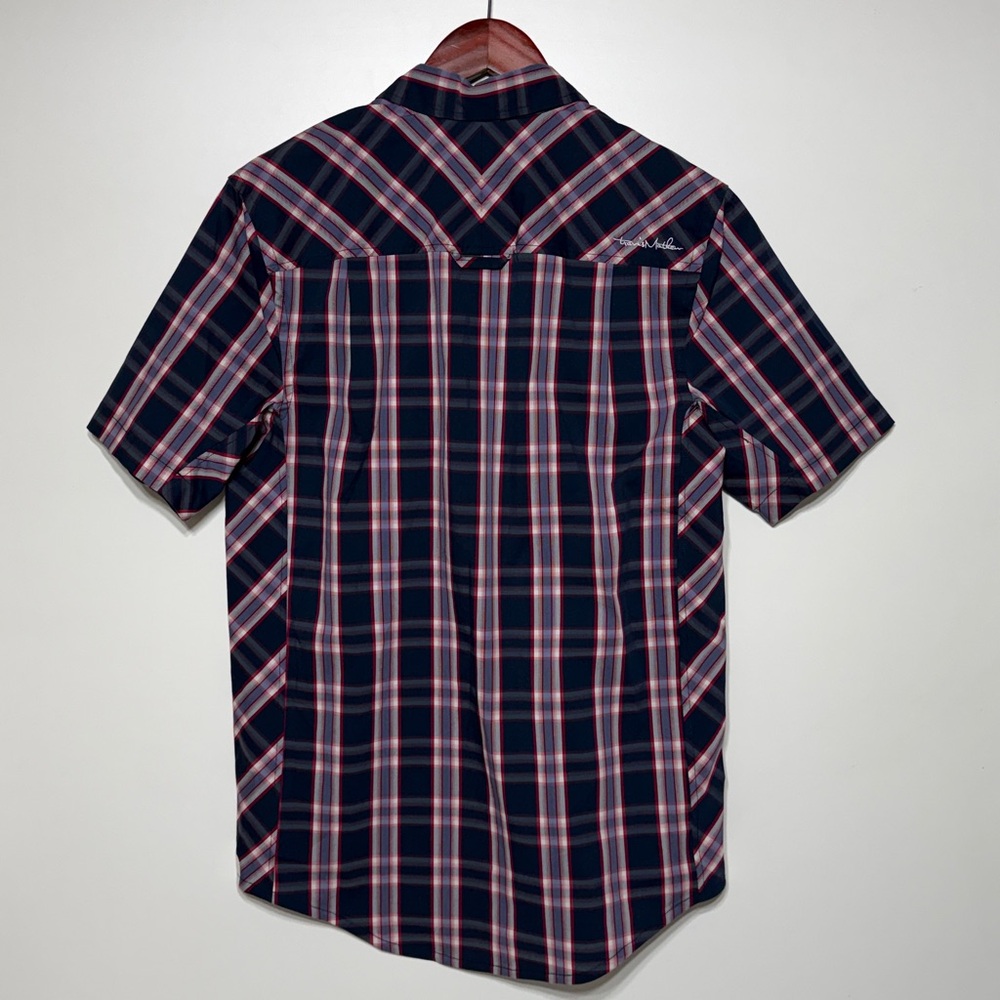Travis Mathew Peluso Plaid Snap Button Shirt - Picture 2 of 14